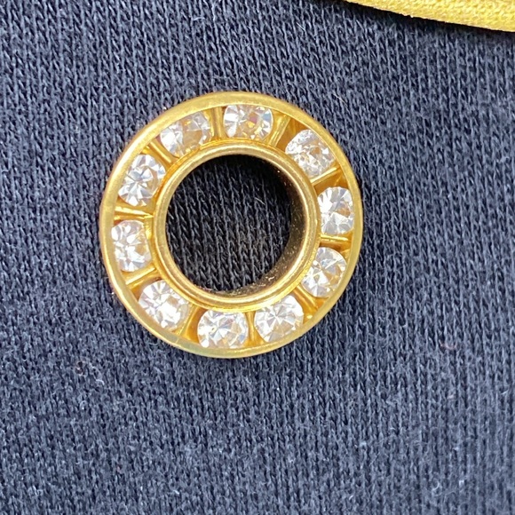 Quacker Factory Rhinestone Grommet Tank XL - Picture 4 of 10